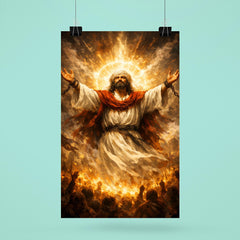Mansur al Hallaj in luminous defiance poster 6