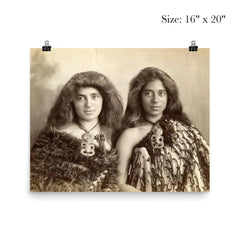 Maori Women from New Zealand, 1902 poster 2