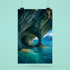 Marble Caves Cuevas de Mármol Chile poster 6