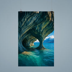 Marble Caves Cuevas de Mármol Chile poster 9