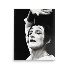 Marcel Marceau poster on a plain backdrop in size 16"x20".