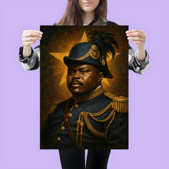 Marcus Garvey black star grandeur portrait poster 3