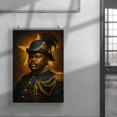 Marcus Garvey black star grandeur portrait poster 4
