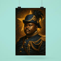 Marcus Garvey black star grandeur portrait poster 6