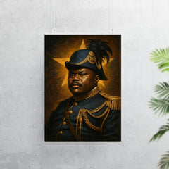 Marcus Garvey black star grandeur portrait poster 7