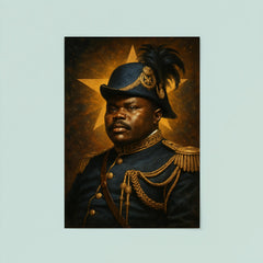Marcus Garvey black star grandeur portrait poster 8