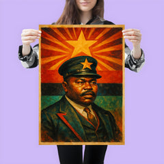 Marcus Garvey black star vision portrait poster 3