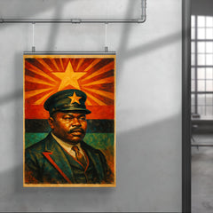 Marcus Garvey black star vision portrait poster 4