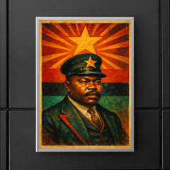 Marcus Garvey black star vision portrait poster 5