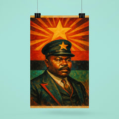 Marcus Garvey black star vision portrait poster 6