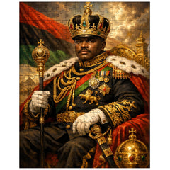 Marcus Garvey in imperial uniform grandeur jigsaw puzzle