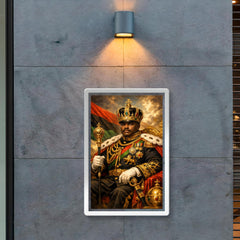 Marcus Garvey in imperial uniform grandeur poster 2