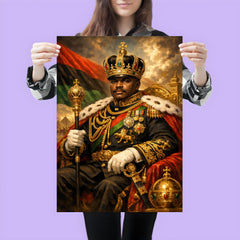 Marcus Garvey in imperial uniform grandeur poster 3
