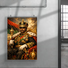 Marcus Garvey in imperial uniform grandeur poster 4