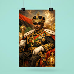Marcus Garvey in imperial uniform grandeur poster 6