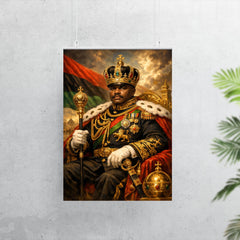 Marcus Garvey in imperial uniform grandeur poster 7