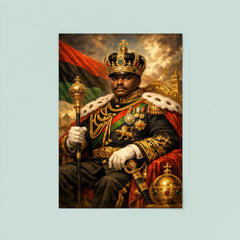 Marcus Garvey in imperial uniform grandeur poster 8