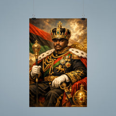 Marcus Garvey in imperial uniform grandeur poster 9