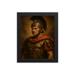 Marcus Licinius Crassus framed print on a plain backdrop in size 8"x10".