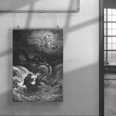 Marduk Slaying Tiamat by Gustave Doré poster 4