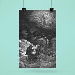 Marduk Slaying Tiamat by Gustave Doré poster 6