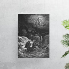 Marduk Slaying Tiamat by Gustave Doré poster 7