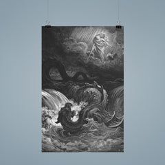 Marduk Slaying Tiamat by Gustave Doré poster 9