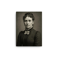 Margaret Moss canvas print on a plain backdrop in size 12"x16".