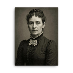 Margaret Moss canvas print on a plain backdrop in size 18"x24".