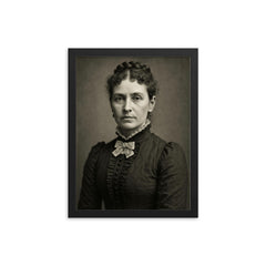 Margaret Moss framed print on a plain backdrop in size 12"x16".