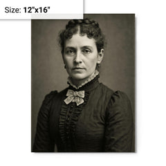 Margaret Moss metal print on a plain backdrop in size 12"x16".