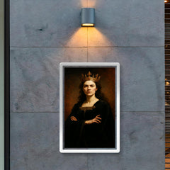 Margaret of Anjou in black velvet defiance poster 2