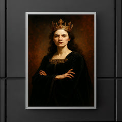 Margaret of Anjou in black velvet defiance poster 5