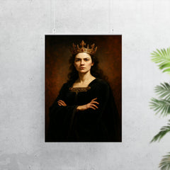 Margaret of Anjou in black velvet defiance poster 7