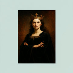 Margaret of Anjou in black velvet defiance poster 8
