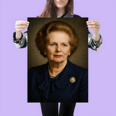Margaret Thatcher portrait poster 3