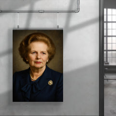 Margaret Thatcher portrait poster 4