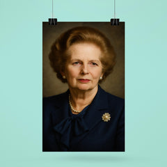 Margaret Thatcher portrait poster 6