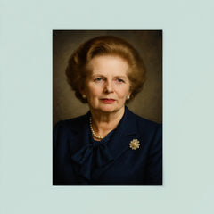 Margaret Thatcher portrait poster 8