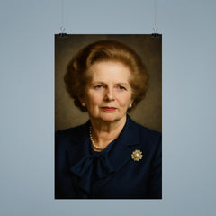 Margaret Thatcher portrait poster 9