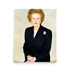 Margaret Thatcher poster on a plain backdrop in size 16"x20".