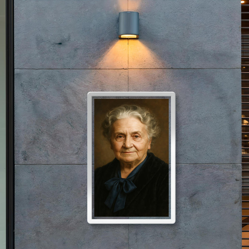 Maria Montessori portrait poster 2