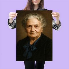 Maria Montessori portrait poster 3