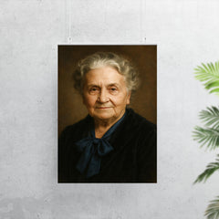Maria Montessori portrait poster 7