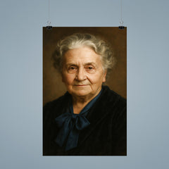 Maria Montessori portrait poster 9