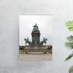 Maria Theresia Monument by Caspar Zumbusch and Anton Brenek, 1874-1888 poster 7