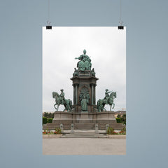 Maria Theresia Monument by Caspar Zumbusch and Anton Brenek, 1874-1888 poster 9