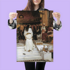 Mariamne Leaving the Judgement Seat of Herod by John William Waterhouse, 1887 poster 3