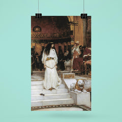 Mariamne Leaving the Judgement Seat of Herod by John William Waterhouse, 1887 poster 6