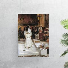 Mariamne Leaving the Judgement Seat of Herod by John William Waterhouse, 1887 poster 7
